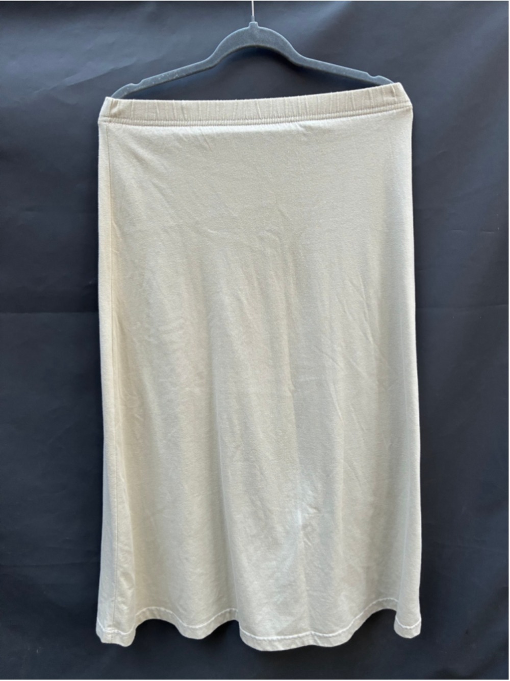 Bobbie Brooks Beige Midi Skirt Size Medium Cotton Polyester - Picture 2 of 5